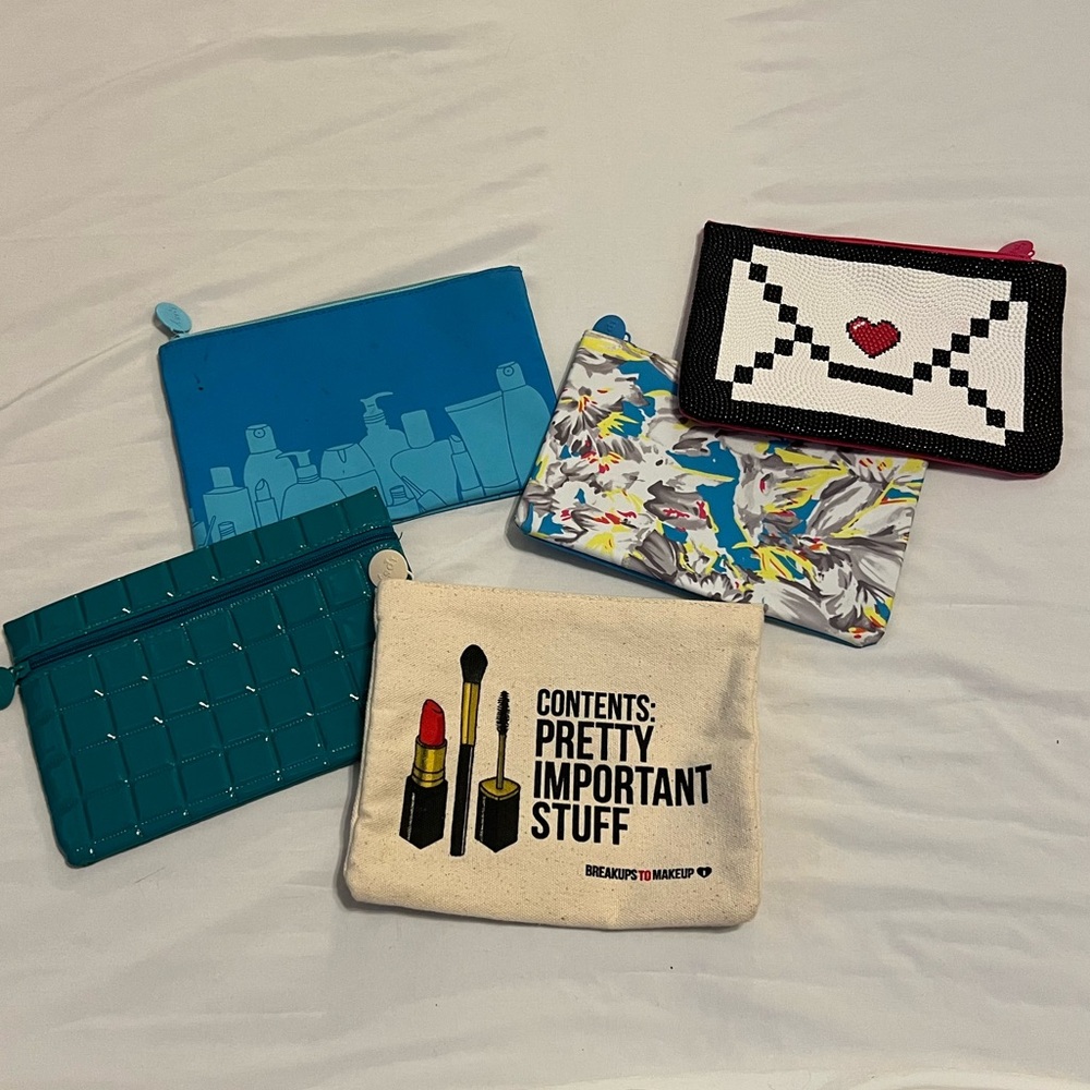 Ipsy Vibrant Cosmetic Pouch Collection